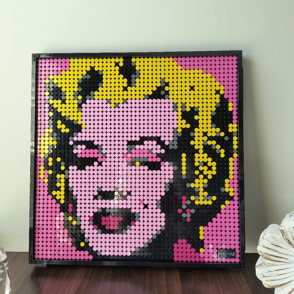 *RARE RETIRED* Lego Andy Worhol Marilyn Monroe Wall Art - Picture 2 of 6